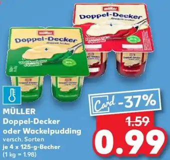 Kaufland MÜLLER Doppel-Decker oder Wackelpudding Angebot