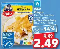 Kaufland IGLO Filegro Angebot