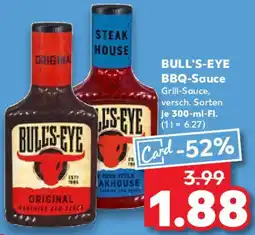 Kaufland BULL'S-EYE BBQ-Sauce Angebot