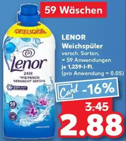 Kaufland LENOR Weichspüler Angebot