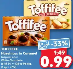 Kaufland TOFFIFEE Haselnuss in Caramel Angebot