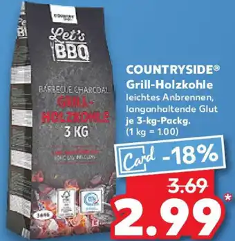 Kaufland COUNTRYSIDE Grill-Holzkohle Angebot