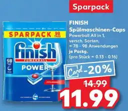 Kaufland FINISH Spülmaschinen-Caps Angebot