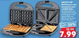 Kaufland SWITCH ON Waffeleisen oder Sandwichmaker SSWM 820 Angebot