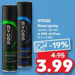 Kaufland SYOSS Haarspray Angebot