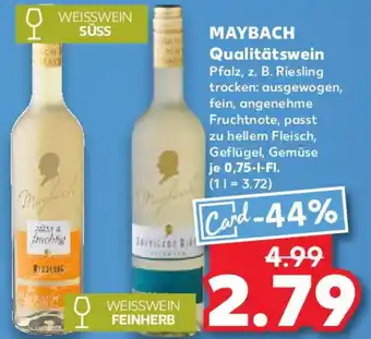 Kaufland MAYBACH Qualitätswein Angebot