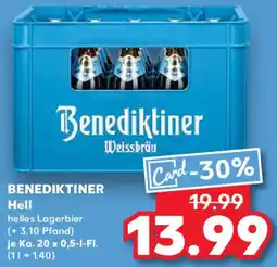 Kaufland BENEDIKTINER Hell Angebot