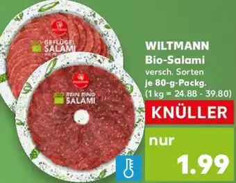 Kaufland WILTMANN Bio-Salami Angebot