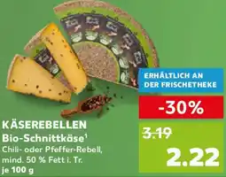 Kaufland KÄSEREBELLEN Bio-Schnittkäse Angebot