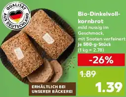 Kaufland Bio-Dinkelvollkornbrot Angebot