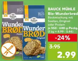 Kaufland BAUCK MÜHLE Bio-Wunderbrød Angebot