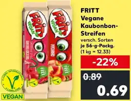 Kaufland FRITT Vegane Kaubonbon Streifen Angebot