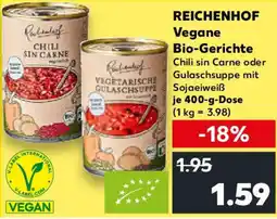 Kaufland REICHENHOF Vegane Bio-Gerichte Angebot