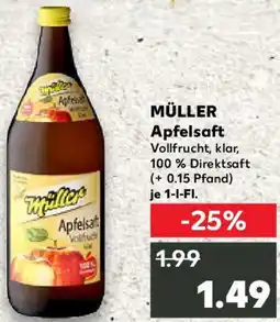 Kaufland MÜLLER Apfelsaft Angebot