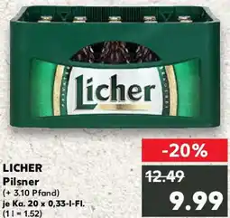 Kaufland LICHER Pilsner Angebot