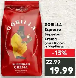 Kaufland GORILLA Espresso Superbar Crema Angebot