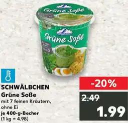 Kaufland SCHWÄLBCHEN Grüne Soße Angebot