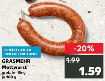Kaufland GRASMEHR Mettwurst Angebot