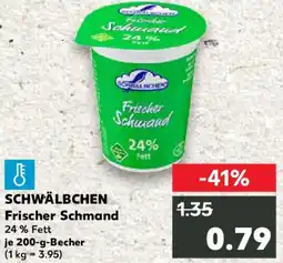 Kaufland SCHWÄLBCHEN Frischer Schmand Angebot