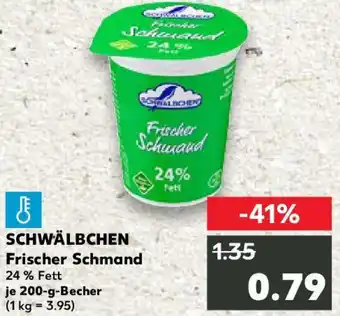 Kaufland SCHWÄLBCHEN Frischer Schmand Angebot