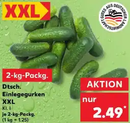 Kaufland Dtsch. Einlegegurken XXL Angebot