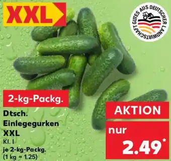 Kaufland Dtsch. Einlegegurken XXL Angebot