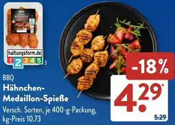 Aldi Süd BBQ Hähnchen Medaillon-Spieße Angebot