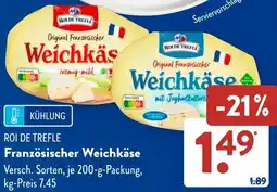 Aldi Süd ROI DE TREFLE Französischer Weichkäse Angebot