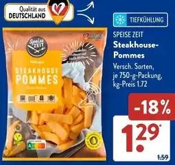 Aldi Süd SPEISE ZEIT Steakhouse Pommes Angebot