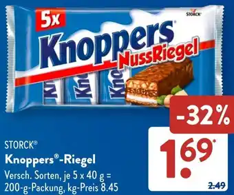 Aldi Süd STORCK Knoppers Riegel Angebot