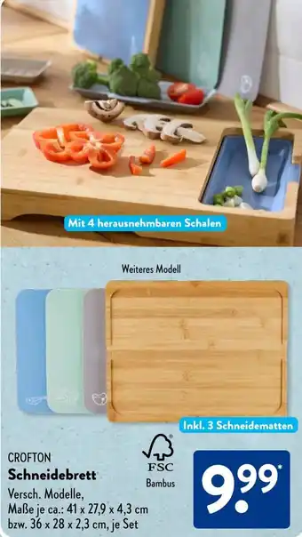 Aldi Süd CROFTON Schneidebrett Angebot