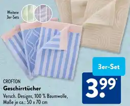 Aldi Süd CROFTON Geschirrtücher Angebot
