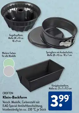 Aldi Süd CROFTON Klein-Backform Angebot