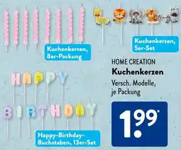 Aldi Süd HOME CREATION Kuchenkerzen Angebot