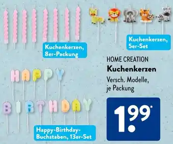 Aldi Süd HOME CREATION Kuchenkerzen Angebot