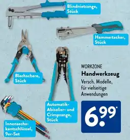 Aldi Süd WORKZONE Handwerkzeug Angebot