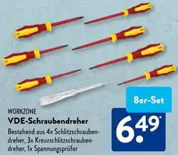 Aldi Süd WORKZONE VDE-Schraubendreher Angebot
