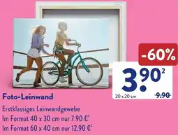 Aldi Süd Foto-Leinwand Angebot