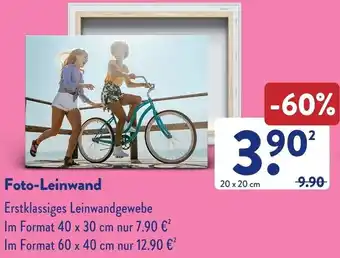 Aldi Süd Foto-Leinwand Angebot