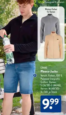Aldi Süd CRANE Fleece-Jacke Angebot