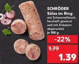Kaufland SCHRÖDER Sülze im Ring Angebot