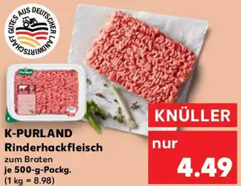 Kaufland K-PURLAND Rinderhackfleisch Angebot