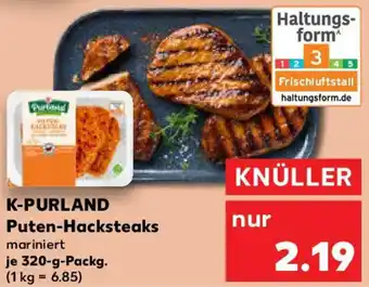 Kaufland K-PURLAND Puten-Hacksteaks Angebot