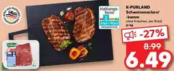 Kaufland K-PURLAND Schweinenacken/ -kamm Angebot