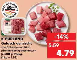 Kaufland K-PURLAND Gulasch gemischt Angebot