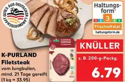 Kaufland K-PURLAND Filetsteak Angebot