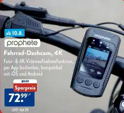 Aldi Süd prophete Fahrrad-Dashcam, 4K Angebot