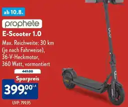 Aldi Süd prophete E-Scooter 1.0 Angebot
