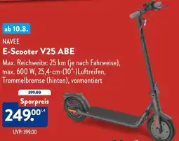 Aldi Süd NAVEE E-Scooter V25 ABE Angebot
