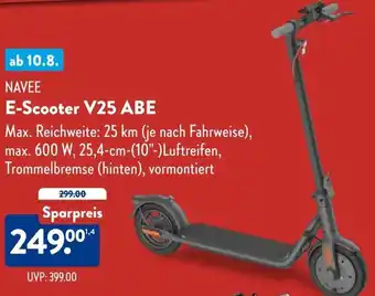 Aldi Süd NAVEE E-Scooter V25 ABE Angebot